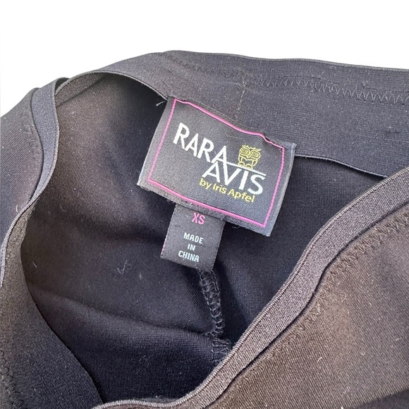 Rara Avis by Iris Apfel floral flare wide leg stretch pants XS - Picture 3 of 5